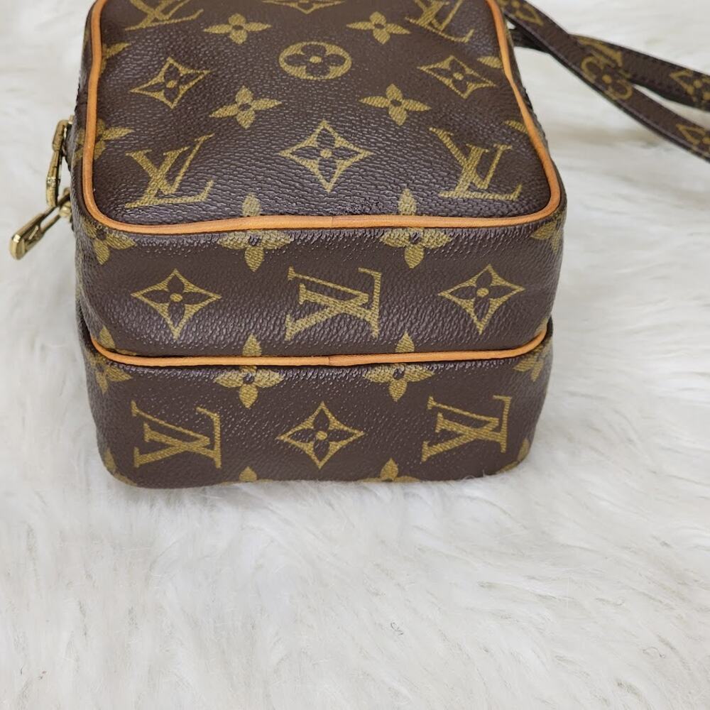 Authentic Louis Vuitton Monogram Mini Amazon Crossbody Bag Brown Vintage - Picture 9 of 16